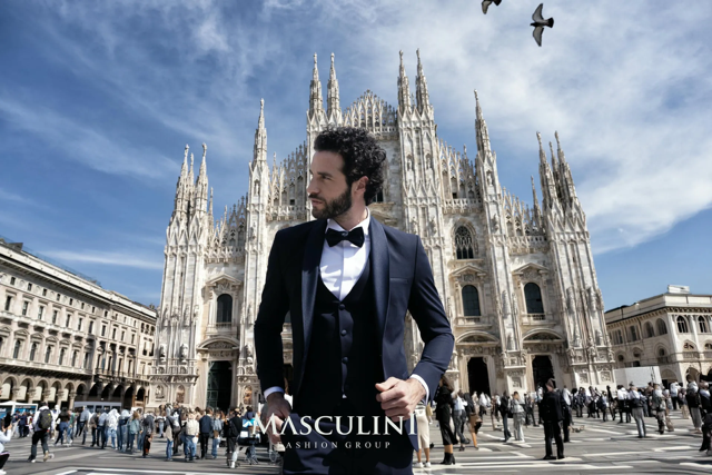 Masculini olasz öltönyök vőlegényeknek — visszatért az elegancia