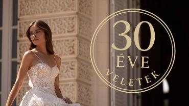 30 éves az Elite Esküvői Ruhaszalon – Ünnepelj velünk 30% kedvezménnyel!