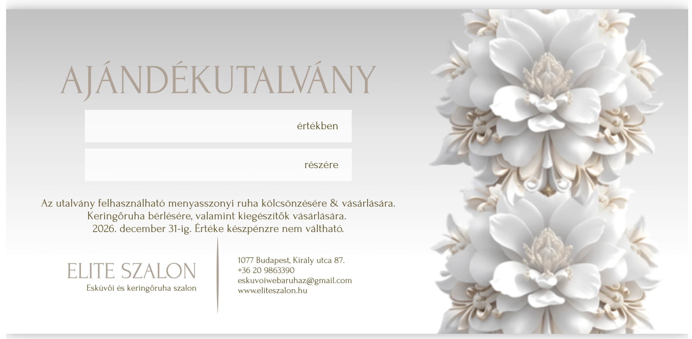 Ajándék kártya